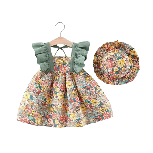 Sommardress Med Hatt