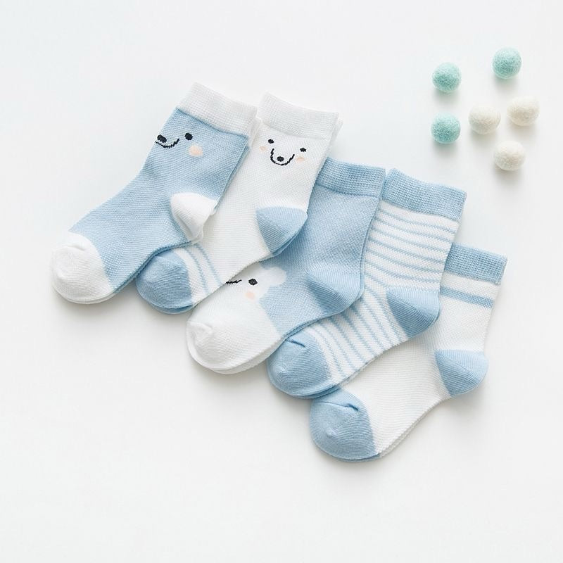 Söta Babystrumpor – 5-pack