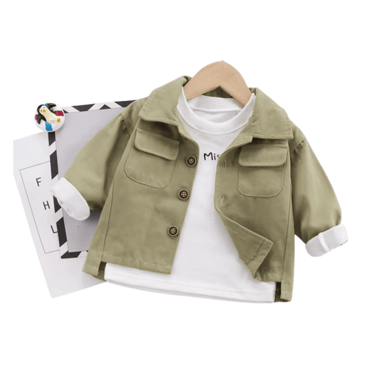 Trendig Bomullsjacka för Barn