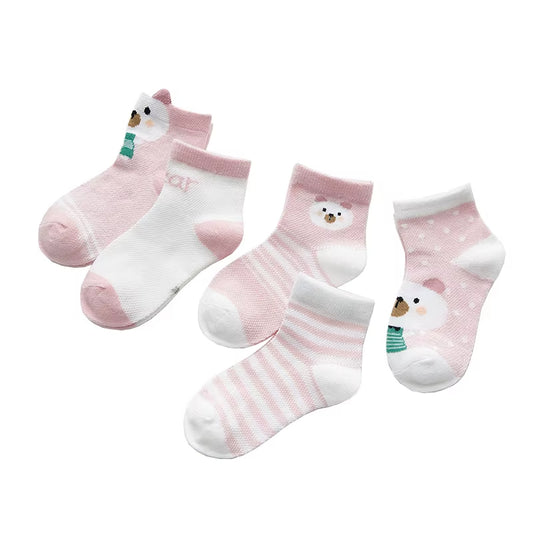 Söta Babystrumpor – 5-pack