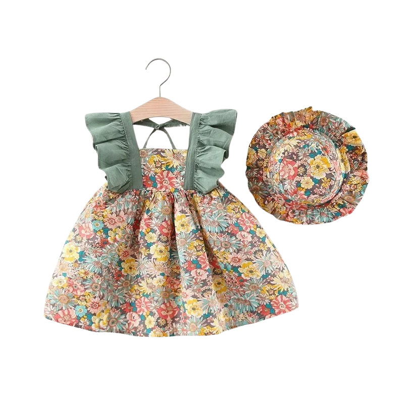 Sommardress Med Hatt
