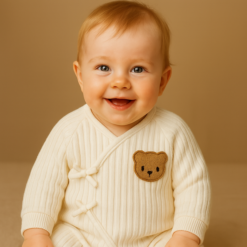 Mysig Baby Jumpsuit med Björnmotiv